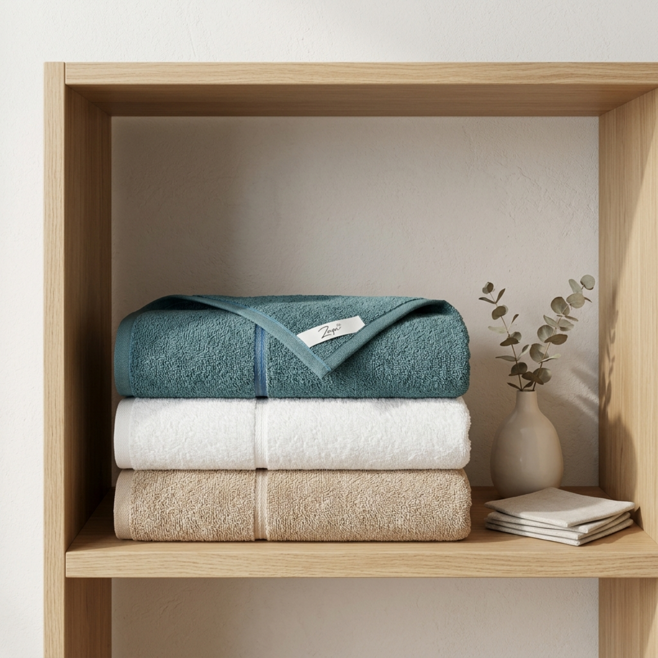 Premium Terry Cotton Bath Towels 72x145cm - 3 Pack Multicolour Soft Absorbent