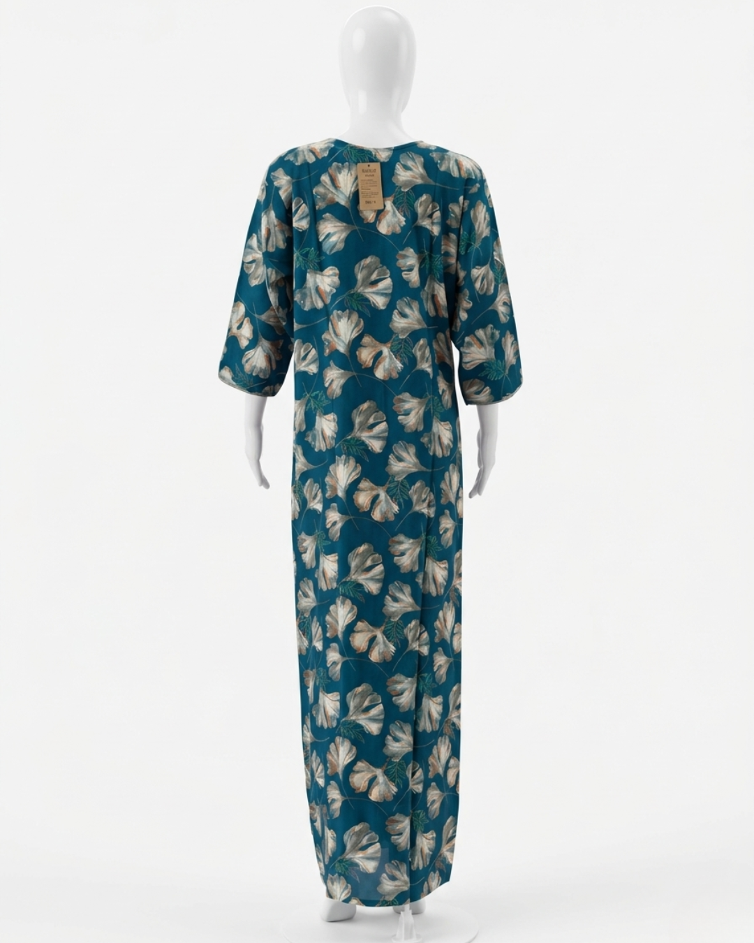 Floral Print Rayon Maxi Nightgown
