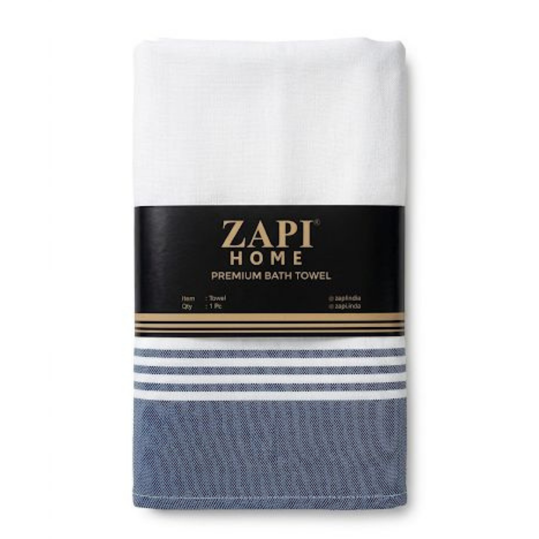 Zapi Home Premium Cotton Towel — 152 x 76 cm, 100% Pure Cotton, Lightweight Quick‑Dry Large Towel, Traditional Kerala Thorthu, Travel & Spa-Ready