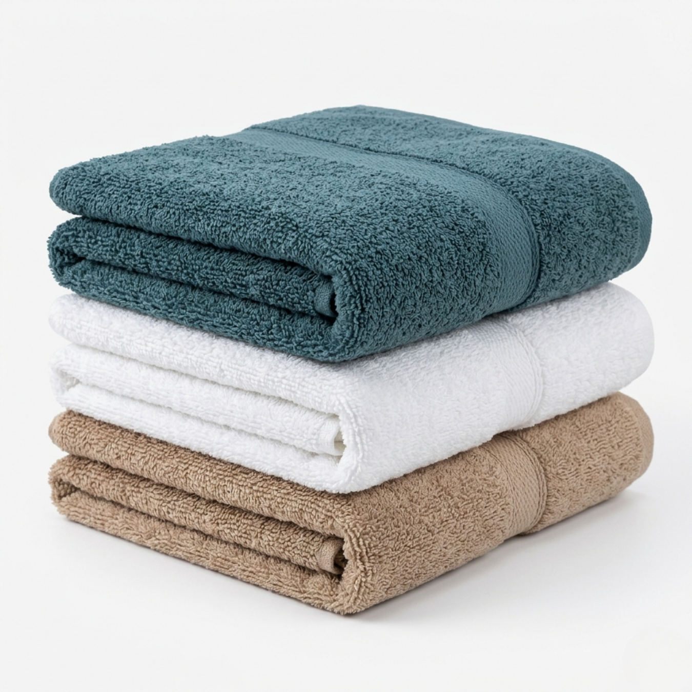 Premium Terry Cotton Bath Towels 72x145cm - 3 Pack Multicolour Soft Absorbent