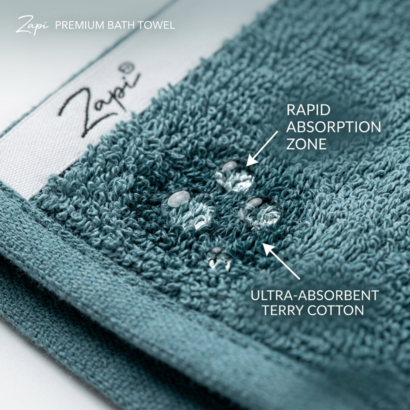 Premium Terry Cotton Bath Towels 72x145cm - 3 Pack Multicolour Soft Absorbent