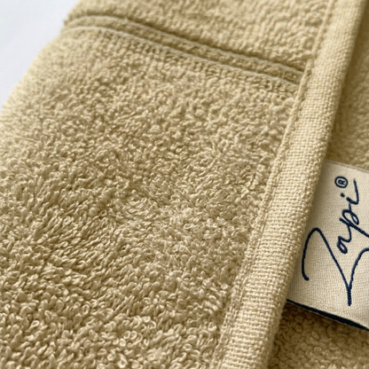 Premium Terry Cotton Bath Towel, Beige, 72 x 145 cm, Highly Absorbent, Quick Dry, Hypoallergenic (Beige)