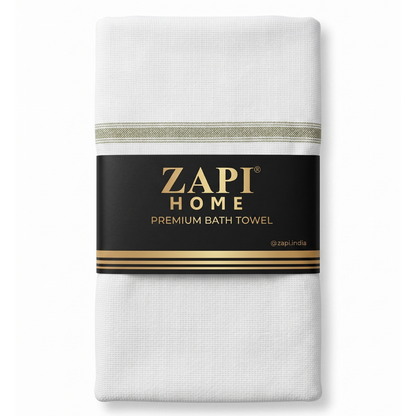 Zapi Home Premium Cotton Towel 152x76 cm – 100% Pure Cotton Handloom Gamcha, Lightweight Thin Quick Dry, Large Ultra Absorbent Travel Gym Beach Spa Towel for Men Women, Soft Breathable Fast Drying